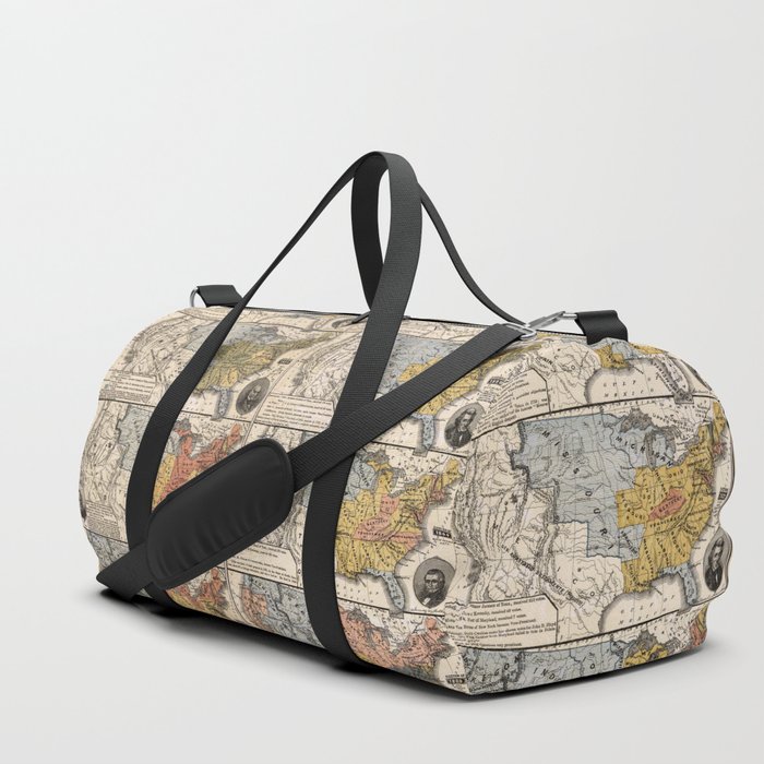 United States-The presidential elections-1877 vintage pictorial map Duffle Bag