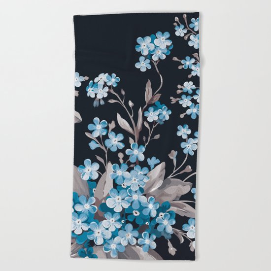 FLORAL PATTERN 3 Beach Towel