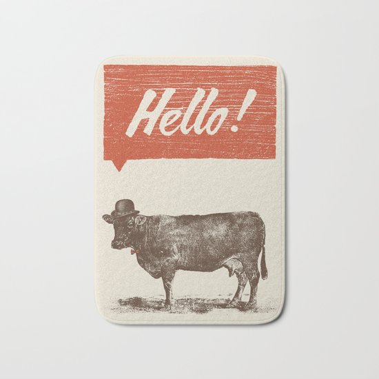 Hello ! Bath Mat