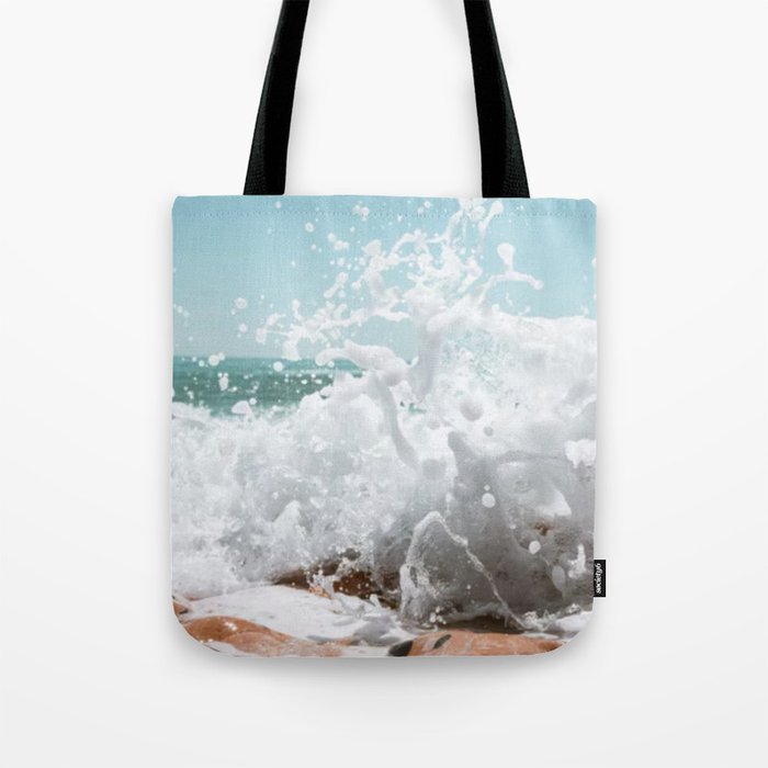 Ocean Foam Tote Bag