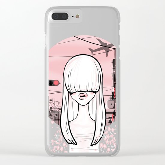 invisible girl Clear iPhone Case