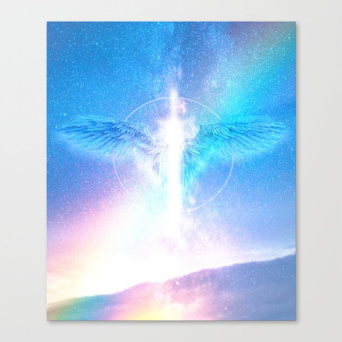 Archangel Michael The Protector Canvas Print