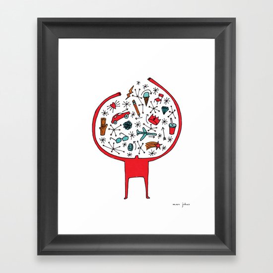 holding it all together Framed Art Print
