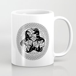 Celtic Epona Knot with Horses Coffee Mug