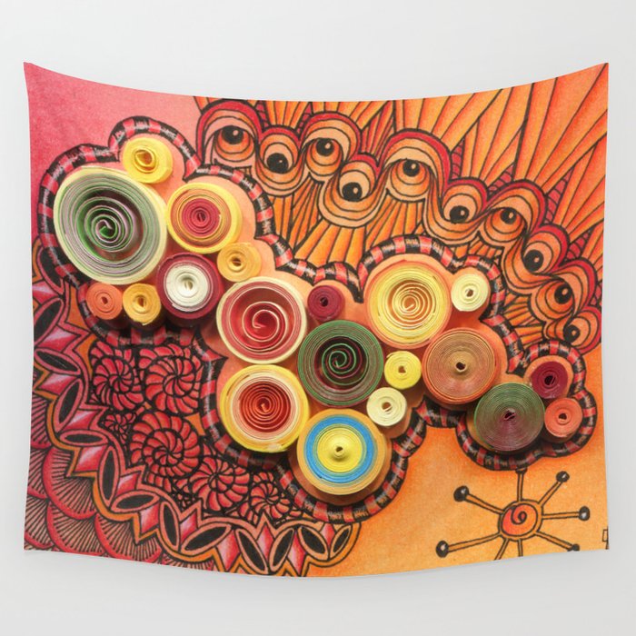 Quillingtangle Wall Tapestry
