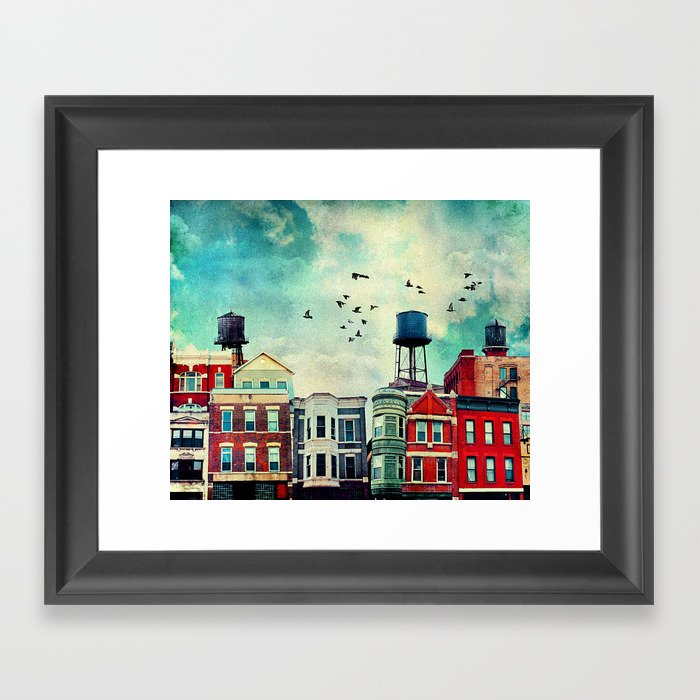 A Noble Avenue Framed Art Print