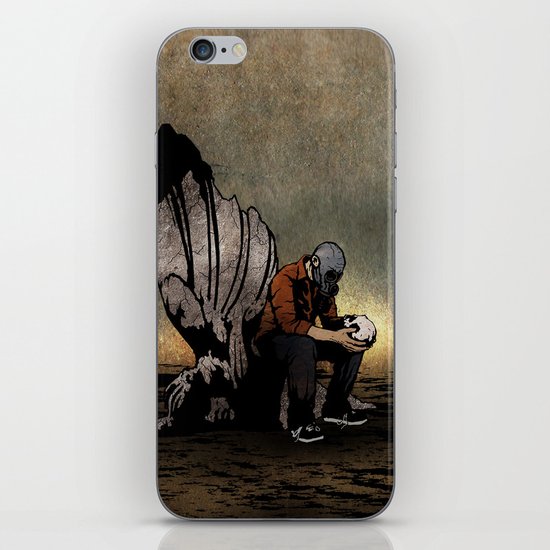 The Angel And The Skull iPhone & iPod Skin