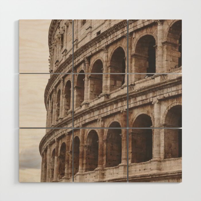 The Colosseum Wood Wall Art
