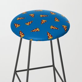Pizza Slice Pattern (royal blue) Bar Stool