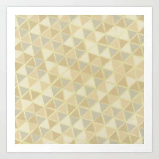 Gold Lining Art Print