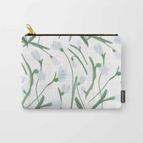 Snowdrops Carry-All Pouch
