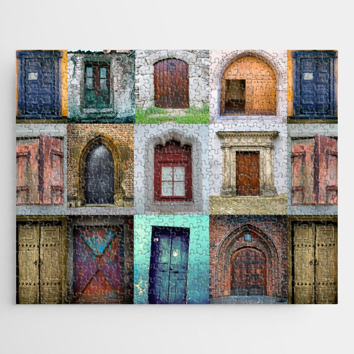 Colorfulness Doors collection  Jigsaw Puzzle