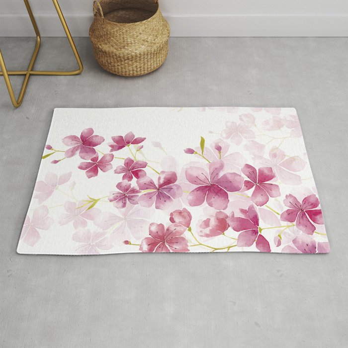 Cherry Blossom Rug By Andreas12 Society6 Cherry Blossom Rug By Andreas12 Society6