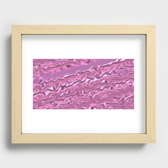 Luxury girlish pink Recessed Framed Print