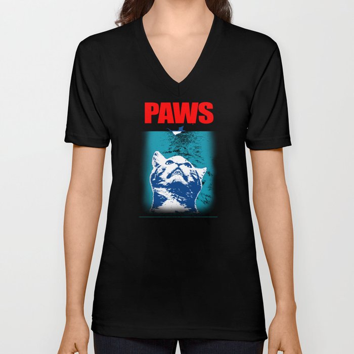 PAWS V Neck T Shirt