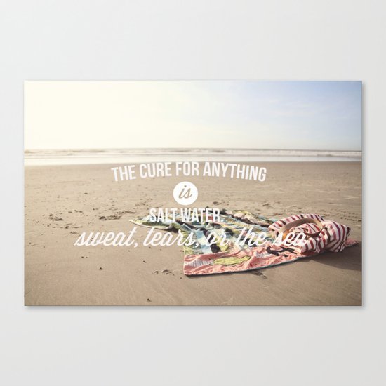 salt water cure Canvas Print