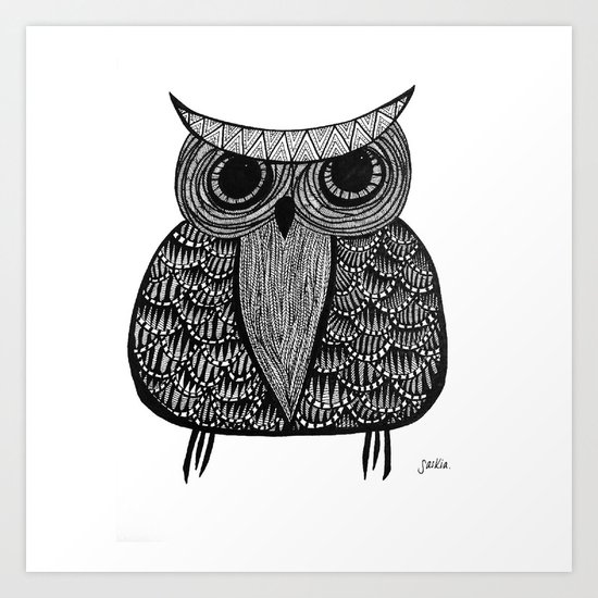 Mystic Owl Art Print