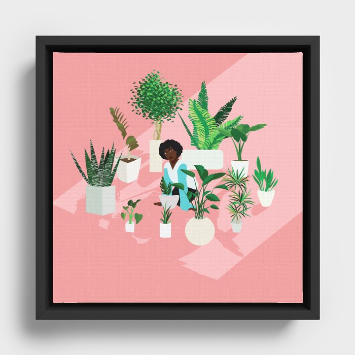 Secret Garden (Circle of Friends Version) Framed Canvas