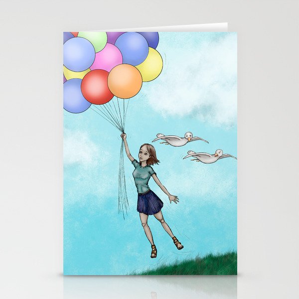 Up In Air Stationery Cards