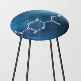 Polyethylene terephthalate or PET Structural chemical formula Counter Stool