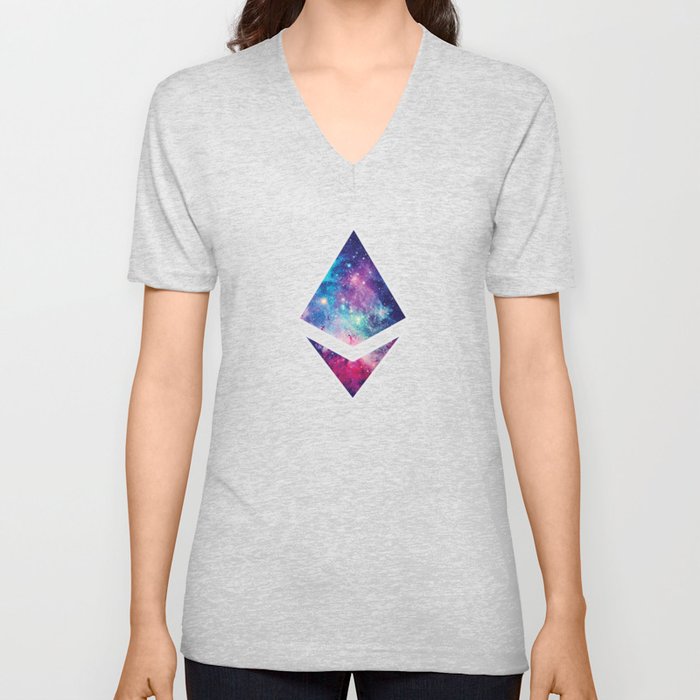 high quality, unisex Ethereum Galaxy T-shirt