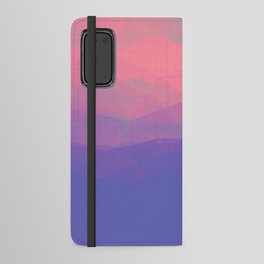 Very Peri Lavender Mountain Sunrise Android Wallet Case