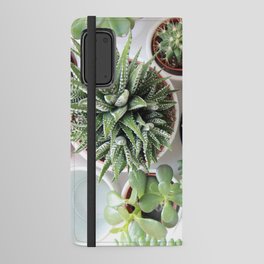 Botanical Succulents Android Wallet Case
