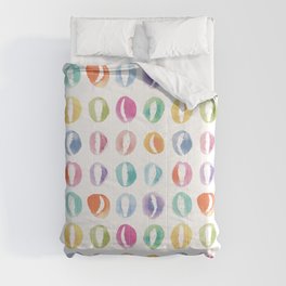 Watercolor Feathers Comforter