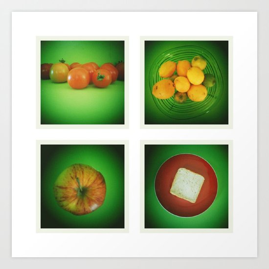 Green Kitchen Art Print