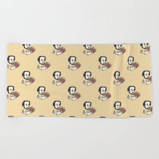 Francis Xavier(Cream) Beach Towel