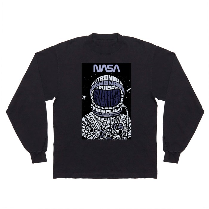 Nasa  Astronaut Long Sleeve T Shirt