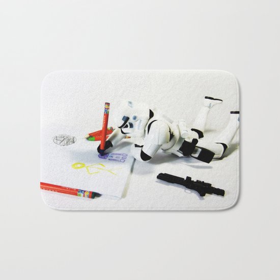 Drawing Droids Bath Mat