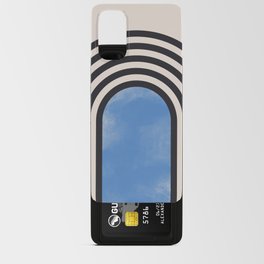Minimalist Arches in Black and Blue  Android Card Case