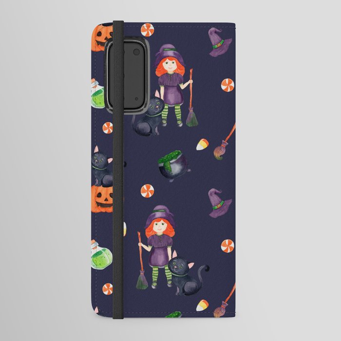 Halloween Pattern Android Wallet Case