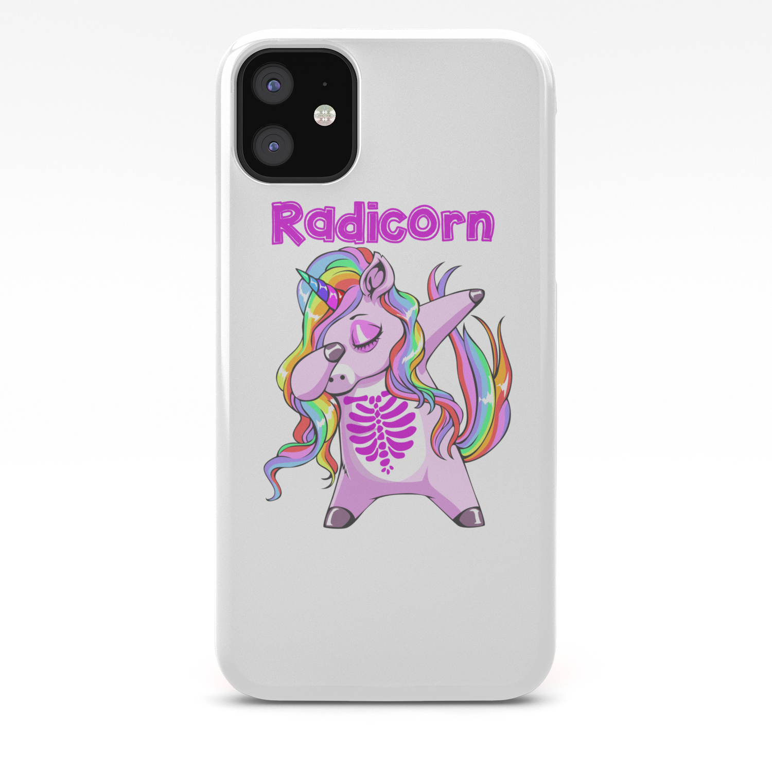 Radiology Funny Dabbing X Ray Tech Unicorn Iphone Case By Griffs