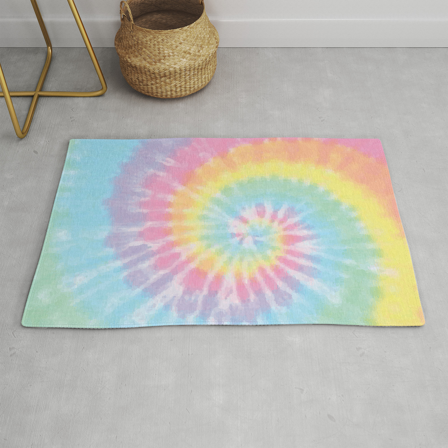 Pastel Tie Dye Rug By Casesbykate Society6