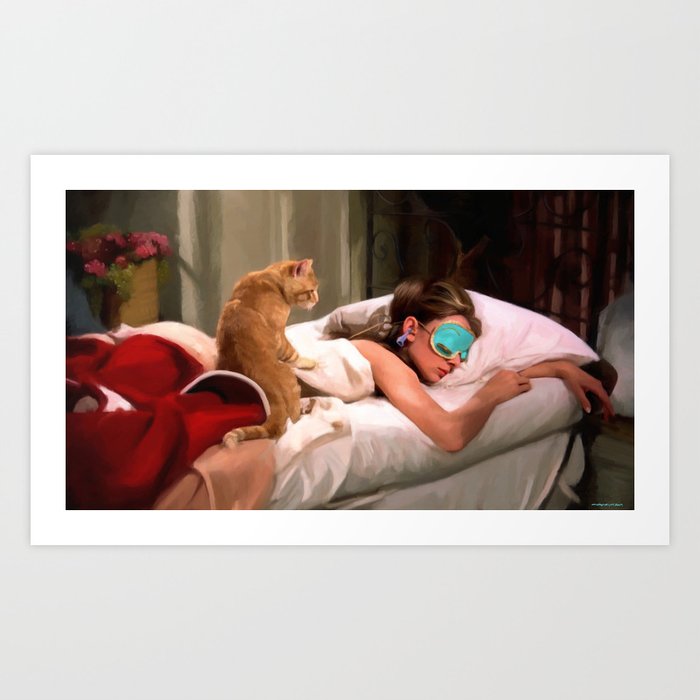Audrey Hepburn #4 @ Breakfast at Tiffany's Art Print