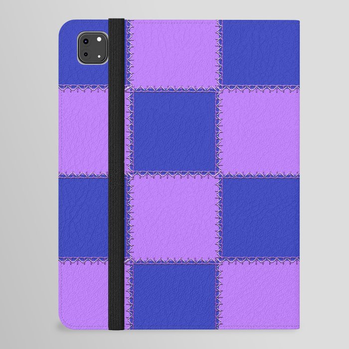 Retro (Digitally) Stitched Checker Pattern (xii 2021) iPad Folio Case