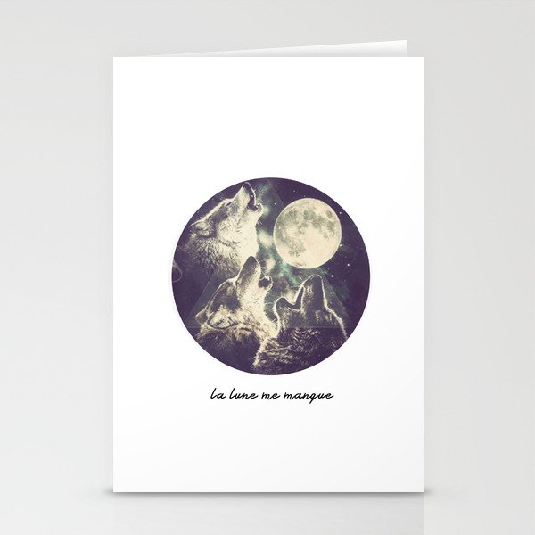Wolf Moon  Stationery Cards