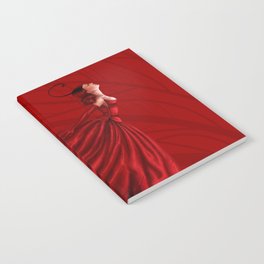 Black Bird Notebook | Alizarin, Fall, Portrait, Quail, Tree, Winged, Fly, Dress, Red, Feathers 