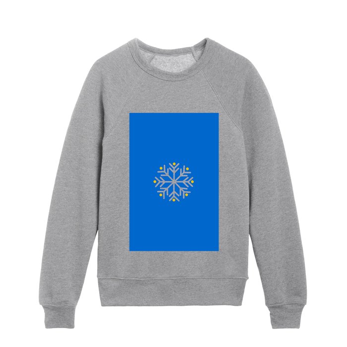 snowflake 32 For Christmas  Kids Crewneck