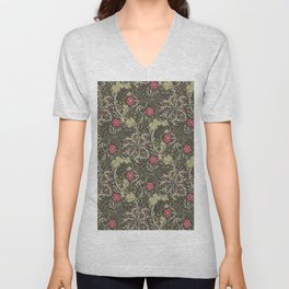 William Morris - Seaweed V Neck T Shirt