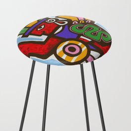 Mexico Aztec or Mayan Travel Counter Stool