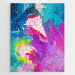 Happiness Series - Bright & Colourful Abstract Painting Jigsaw Puzzle