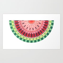 Watermelon Trip Art Print