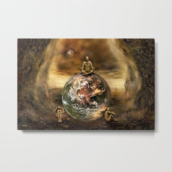 Master of the World Metal Print