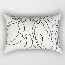 Three Dancers by Pablo Picasso Rectangular Pillow