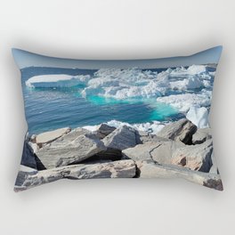 Icebergs Rectangular Pillow