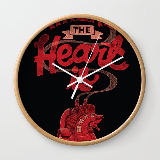 HOME Wall Clock