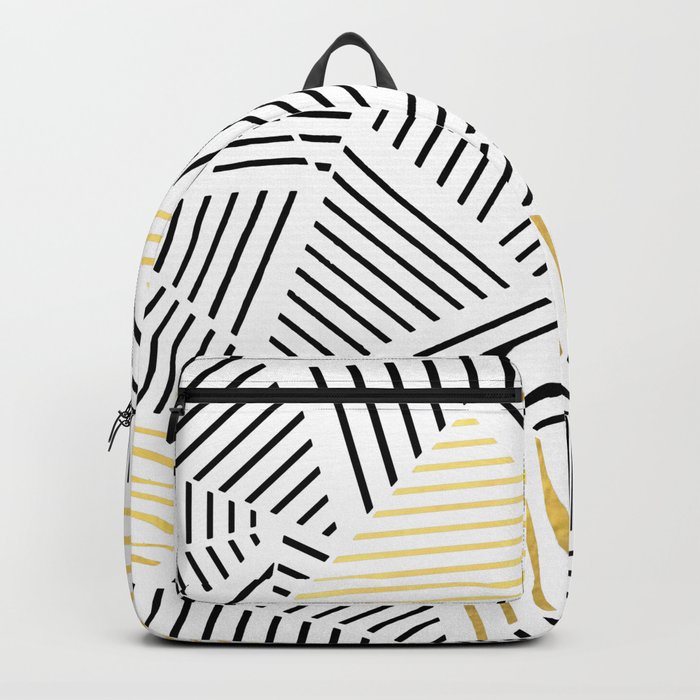 A Linear White Gold New Backpack